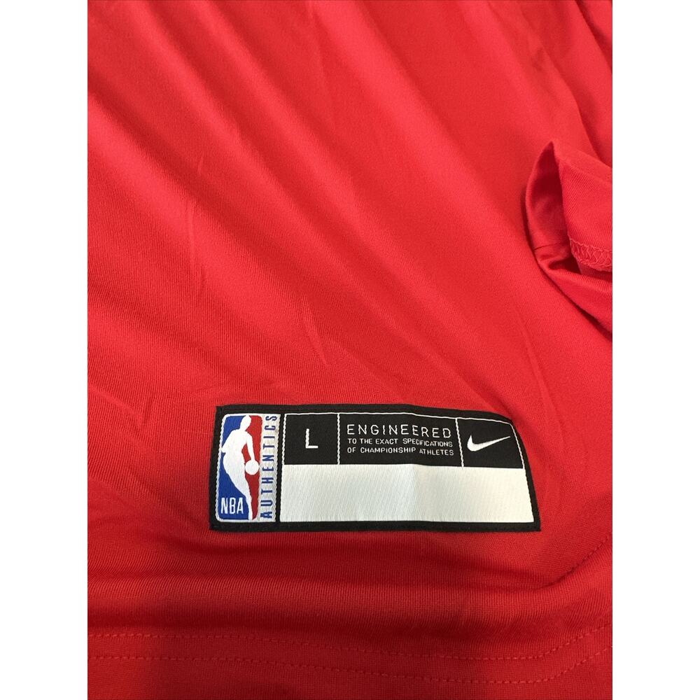 Nike Red Toronto Raptors 75th Team Issue Pregame Raglan Performance L/S Large - Picture 2 of 6